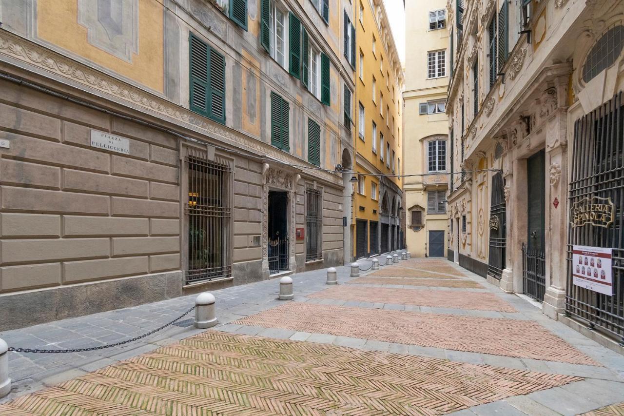Apartmán Centro Storico Caruggi 2Min Acquario Pellicceria Superior Loft Palazzo Rolli Janov Exteriér fotografie